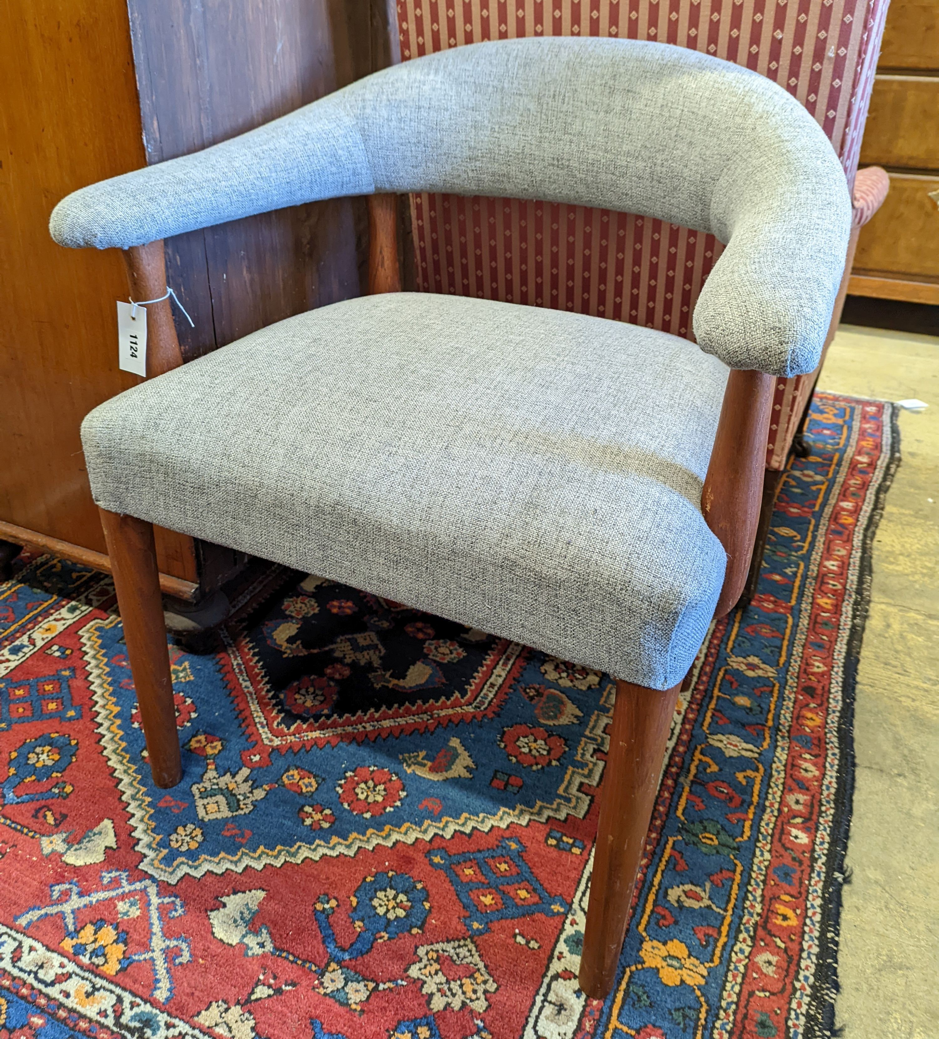 A Danish 'Ring' chair in the style of Grete Jalk